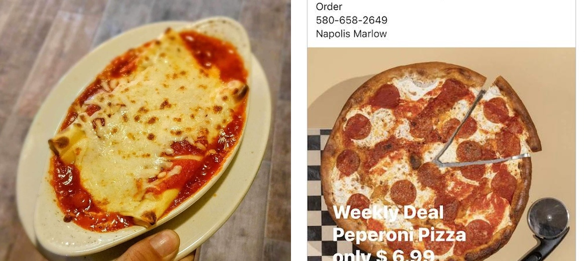 Napolis pizza Menu