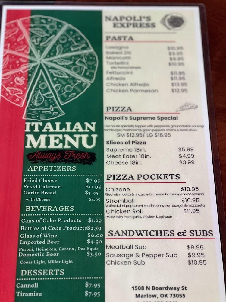 Napolis pizza Menu image 3